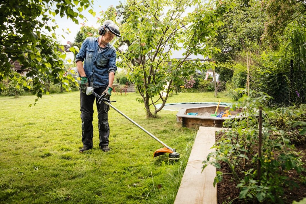 STIHL FS 56 R Motorsense im Einsatz